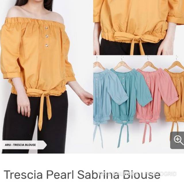 Shamdey blouse sabrina/trescia pearl sabrina blouse