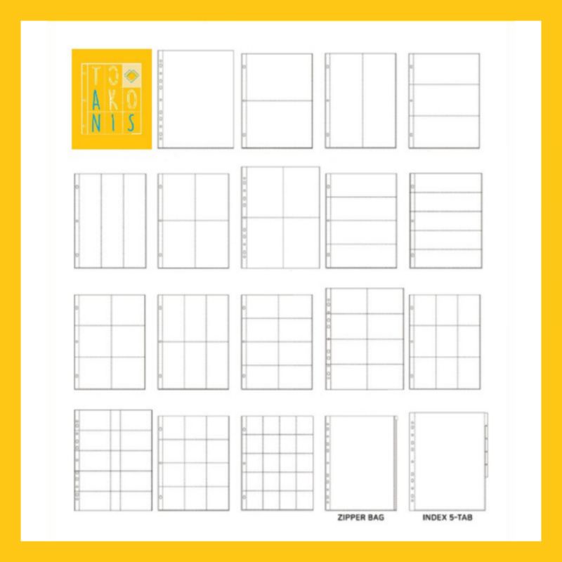 

SK Sleeve Binder A4 3 Holes / 3 Ring 1P 2P 3P 4P 5P 6P 8P 9P 10P 12P 20P | Tanpa minimal order