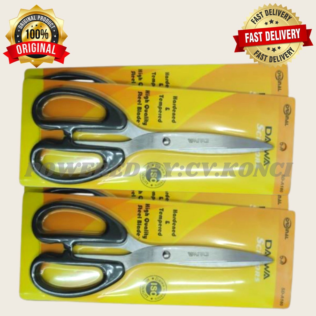 

Gunting daiwa besar tajam anti karat 21 cm