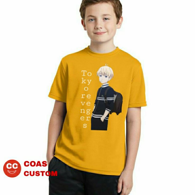 Kaos anak tokyo revengers mikey kecil bahan premium