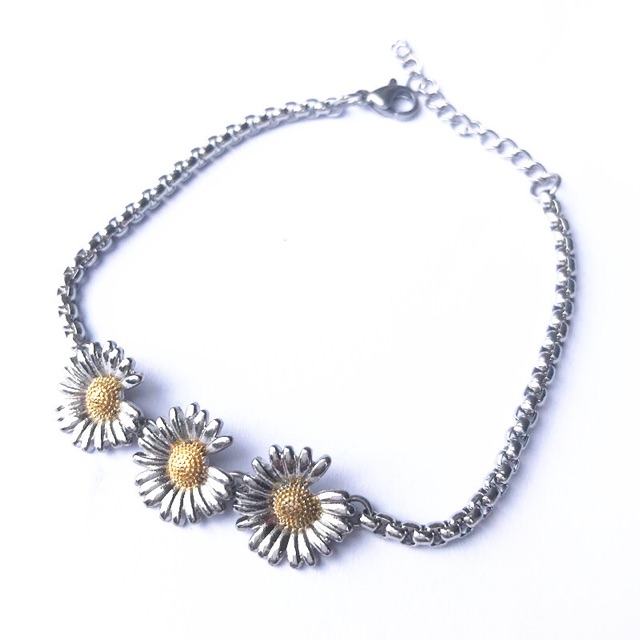 Jual Gelang Peaceminusone Daisy GD PMO Bracelet Silver | Shopee 