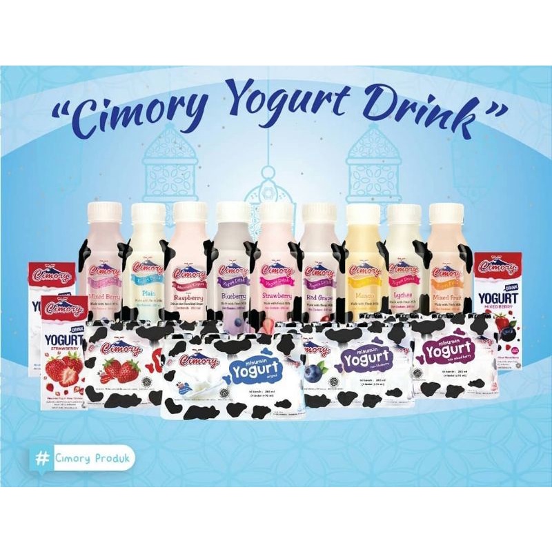 CIMORY YOGURT 70ML (5pc) / 200ml / SQUEEZE / 250ml