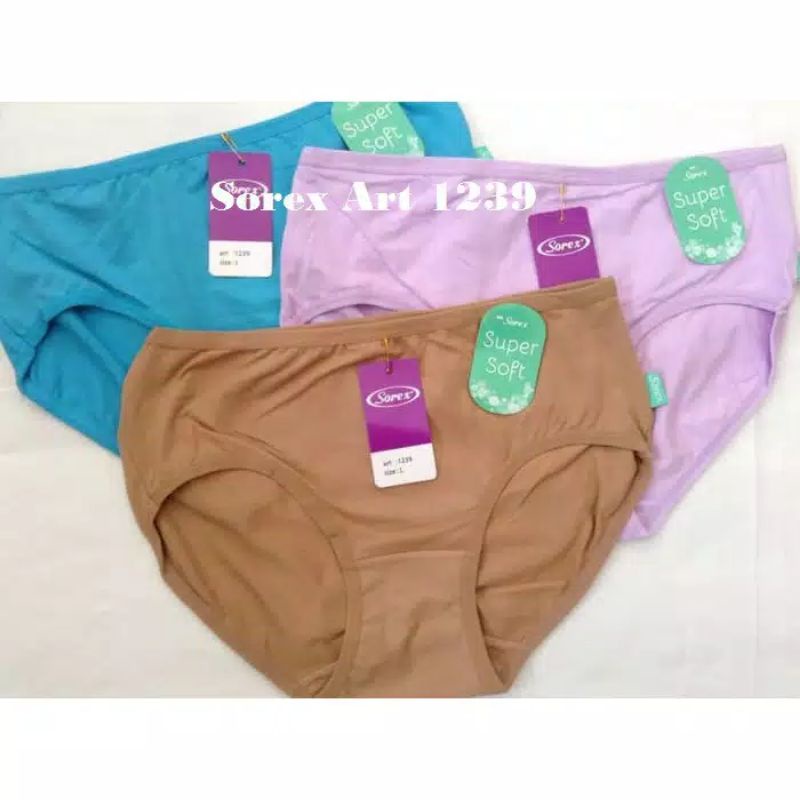 CD wanita super soft | CD sorex 1238 1239 | Celana Dalam wanita polos murah