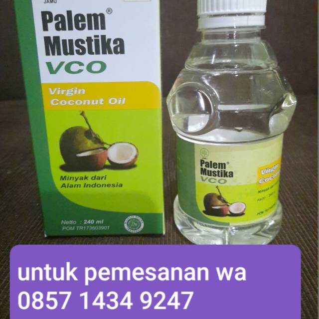 

Minyak kelapa asli dapat diminum 240 ml