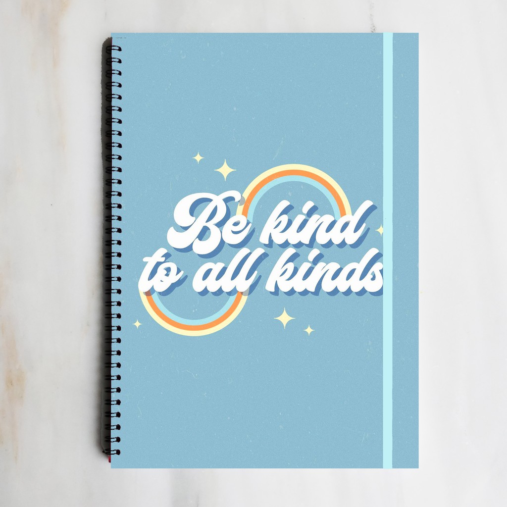 

BE KIND Quote Marble Spiral Ruled Notebook Diary Journal Buku Tulis Catatan Sekolah Kuliah