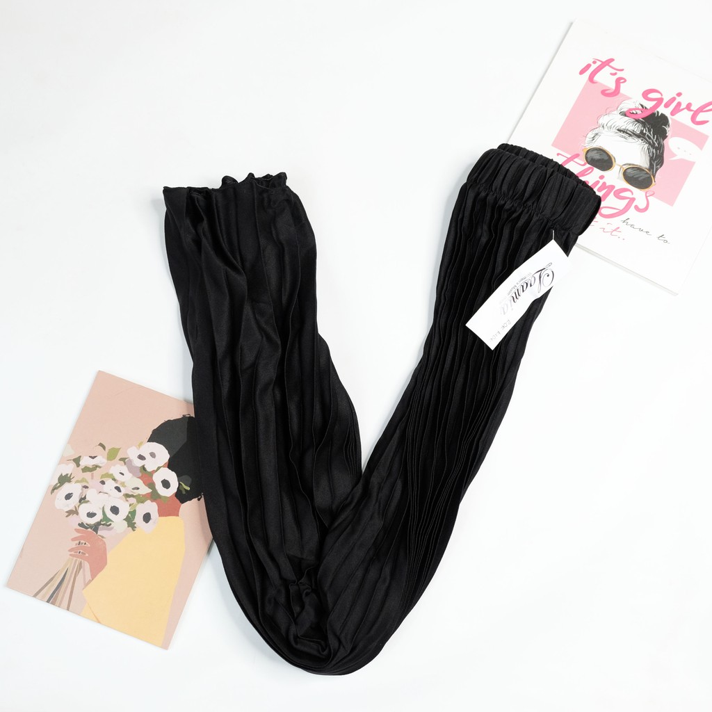 ROK PLISKET KLOK MAYUNG HYGET BY LAAMIA HIJAB-mayung hyget_hitam