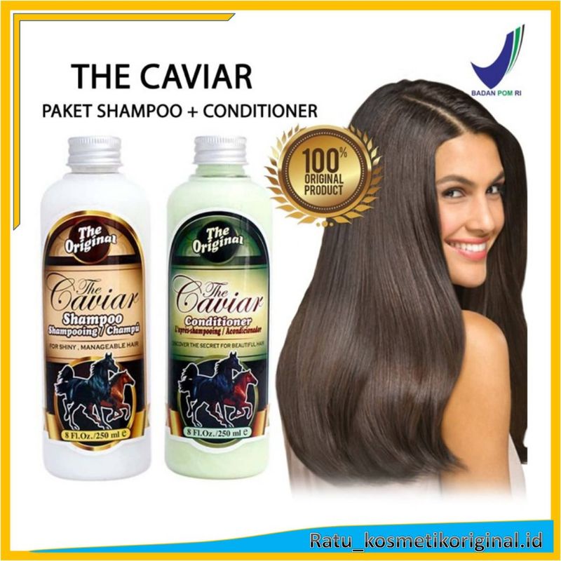CAVIAR  SHAMPO / SAMPO Kondisione rpenyubur dan penumbuh rambut