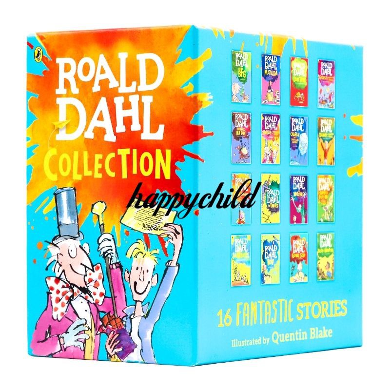 Original Roald Dahl Collection 16 Books buku anak buku bacaan buku impor happychild