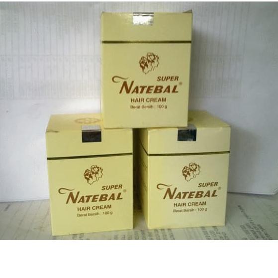 Banyak Promo. Natebal super Hair Cream 100 gr Penghitam Rambut ,.,.