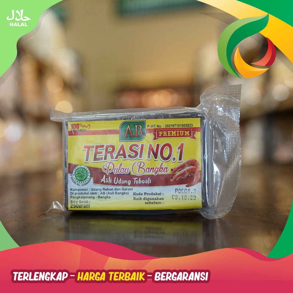 

TERASI AB PREMIUM KHAS BANGKA 250GR