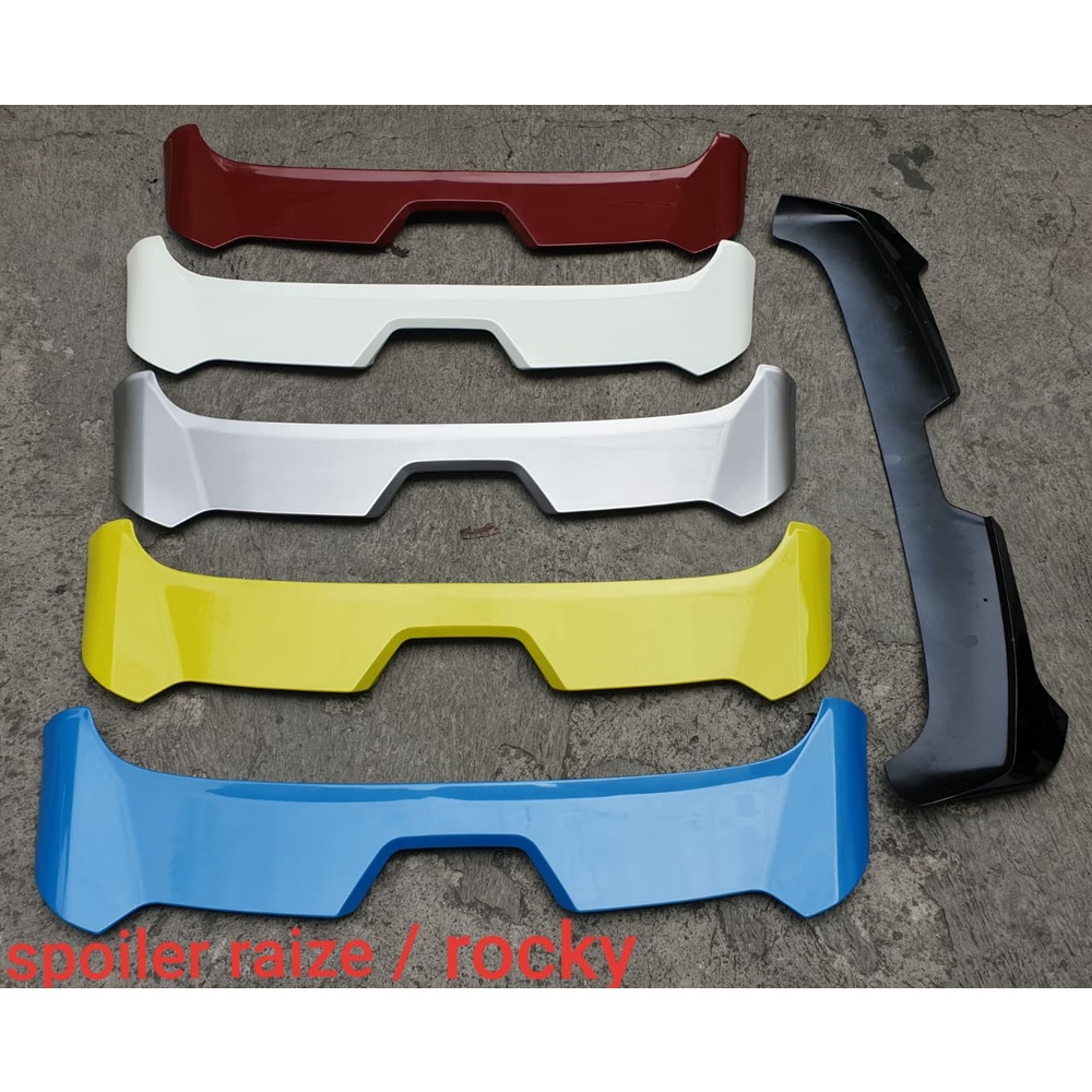 SRR- NON LAMP REAR SPOILER TOYOTA RAIZE SPOILER MOBIL TOYOTA RAIZE AKSESORIS RAIZE SPOILER BELAKANG