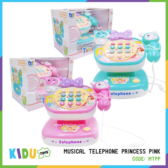 Mainan Anak Telepon Musical Telephone Princess Kidu Toys