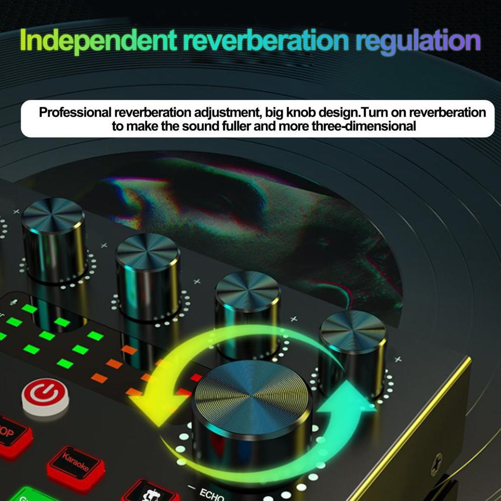 Mukava-V8S Soundcard Bluetooth Audio Usb External Soundcard V8S Plus - S7