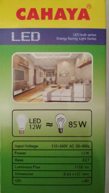 Cahaya Led Bulb 12 watt