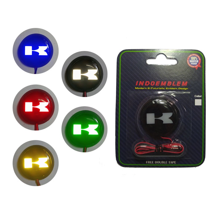 Lampu Led Motor Lampu Variasi Motor Lampu Sein Led Motor Lampu Sen Aksesoris Motor Emblem Kawasaki
