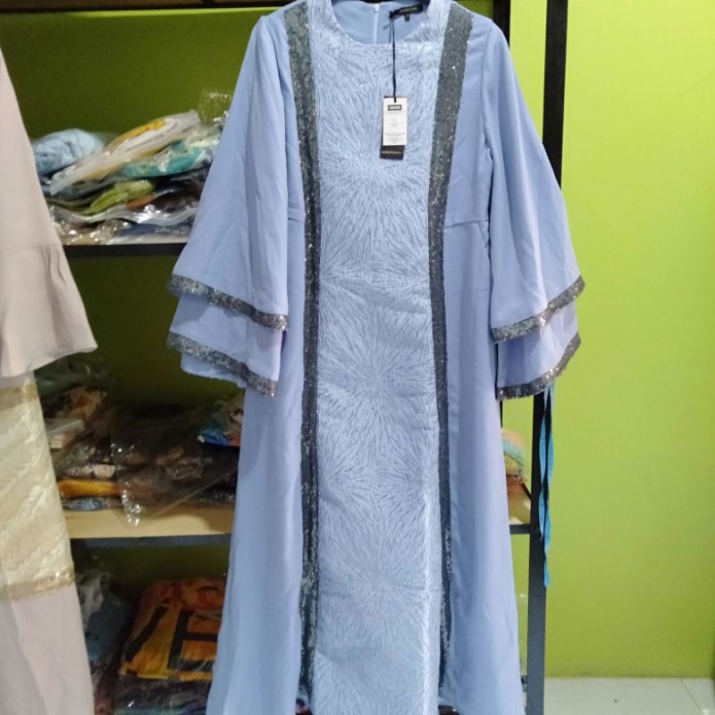 Gamis pesta muslimah premium by cardinal femme ori