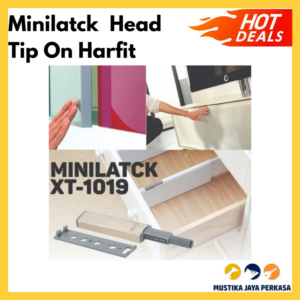 Tip On Besar Pendek Abu-abu Hitam Putih 120 Mm