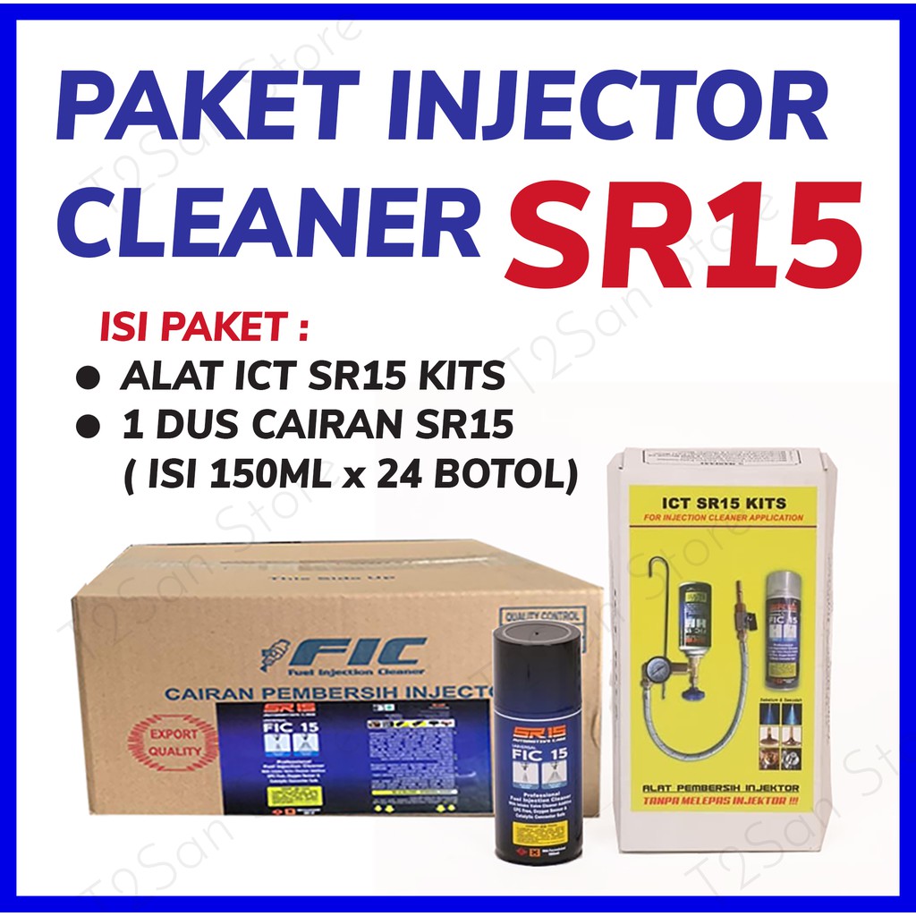 Jual Sr Injector Cleaner Paket Dus Cairan Ml Dan Alat Ict Sr Kits Shopee Indonesia