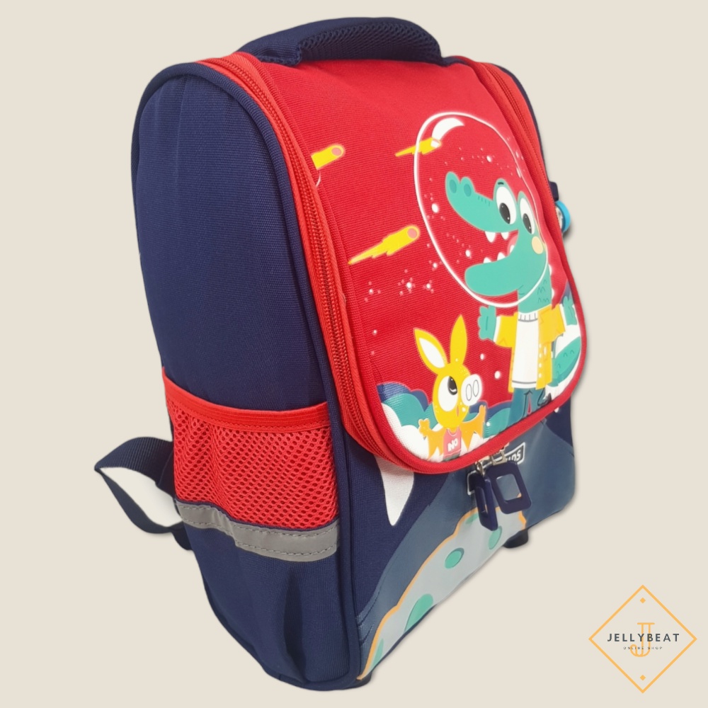 TAS RANSEL 3D ANAK 13 INCH KARAKTER CROCO RED