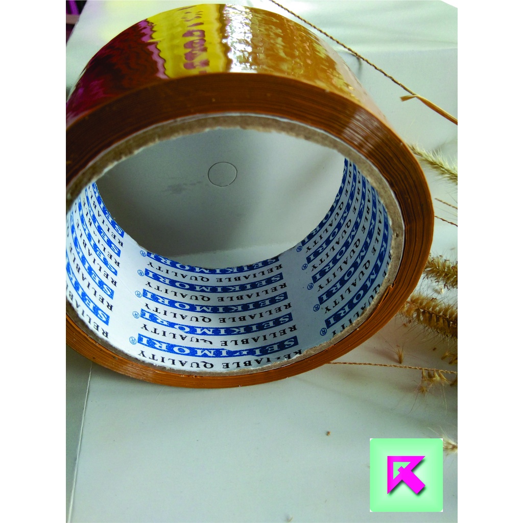 

Solasi/lakban/selotip Coklat Besar Lebar seikimori