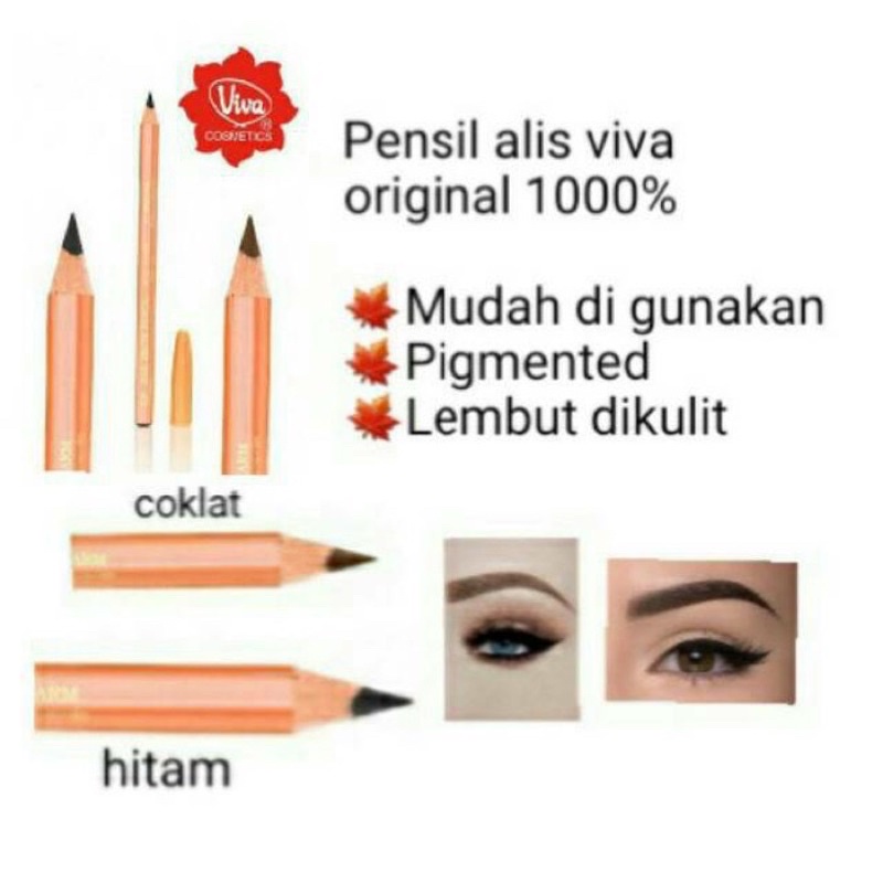 Pensil Alis Viva Original 100% BPOM