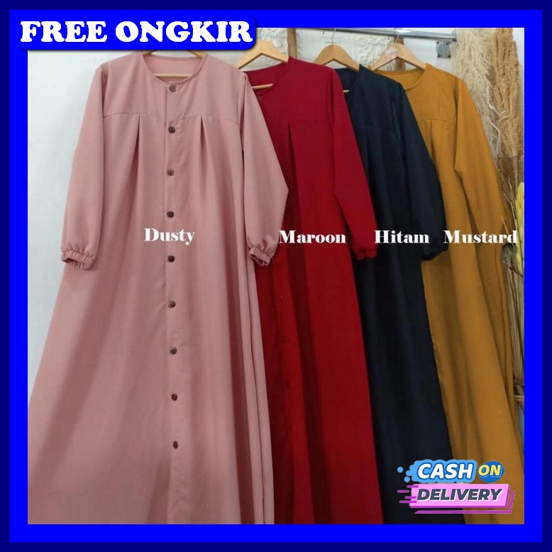 (Cod) Gamis Salvina Shireen Dress - Gamis Moderen - Gamis Pesta - Gamis Kekinian - Gamis Terbaru Baj