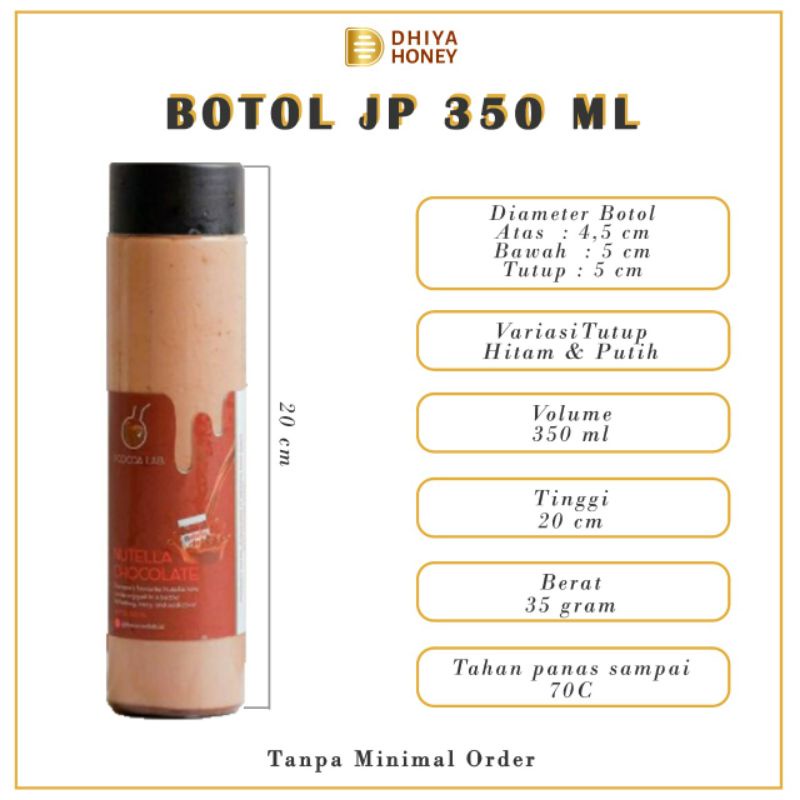 [50pcs] BOTOL PLASTIK KEREN TEBAL BOTOL JP 350ML BOTOL UNIK