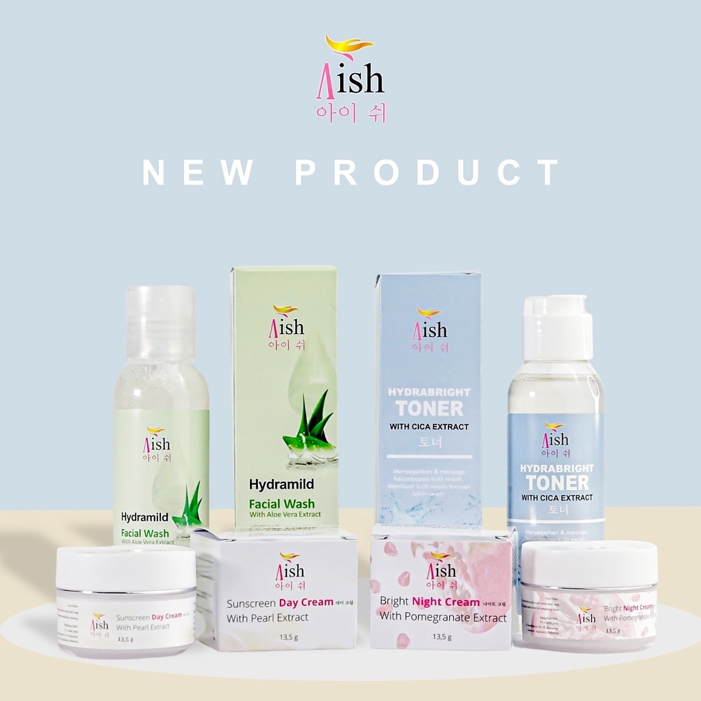 AISH BEAUTY PAKET KOMPLIT / AISH SKINCARE / AISH BEAUTY SKINCARE / SKINCARE AISH/ PAKET LENGKAP AISH ORIGINAL / AIS SKINCARE / AIS BEAUTY ORIGINAL BPOM