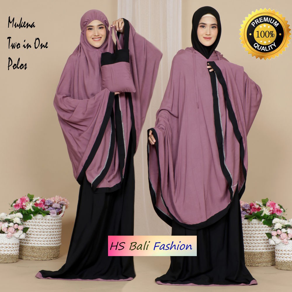 Mukena Salwa Dewasa 2 IN1/Mukena Muala #Baneska #Dewasa