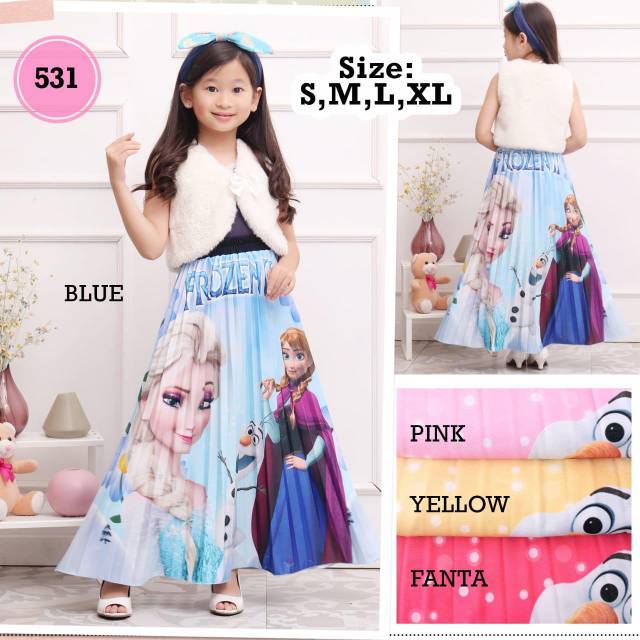 ROK ANAK PLISKET FROZEN