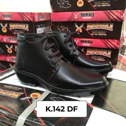 Sepatu kulit pria PDH boots polri TNI security guard PNS sepatu kerja formal tampil lebih keren