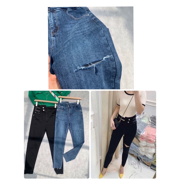 CELANA JEANS IMPORT PREMIUM // JEANS STRECH IMPORT BKK // RIPPED JEANS IMPORT