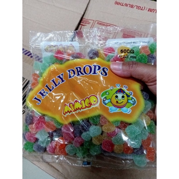 

JELLY DROPS MIMICO 500 GRAM MALAYSIA/MAKANAN RINGAN/PERMEN JELLY