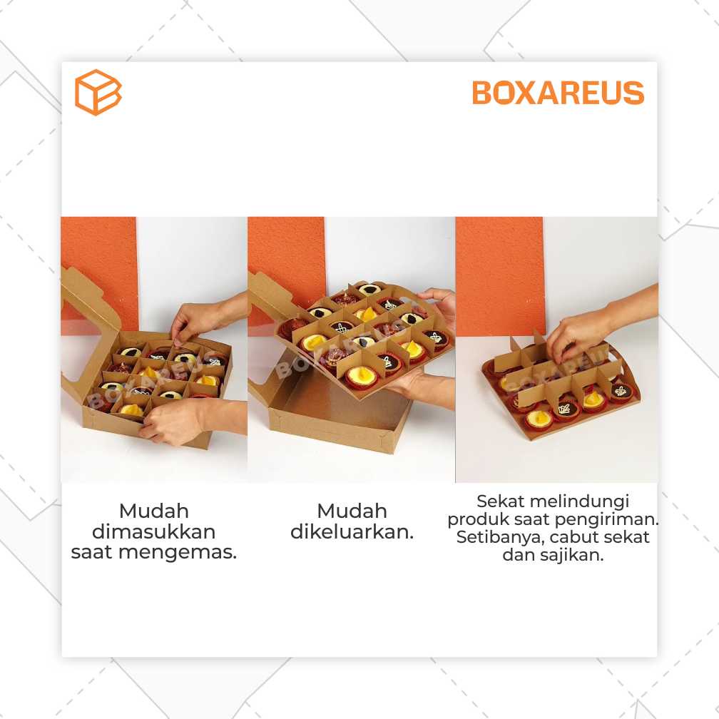 Box Kue Window Cake Box Brownies Packaging Dus Bolu | CB2205