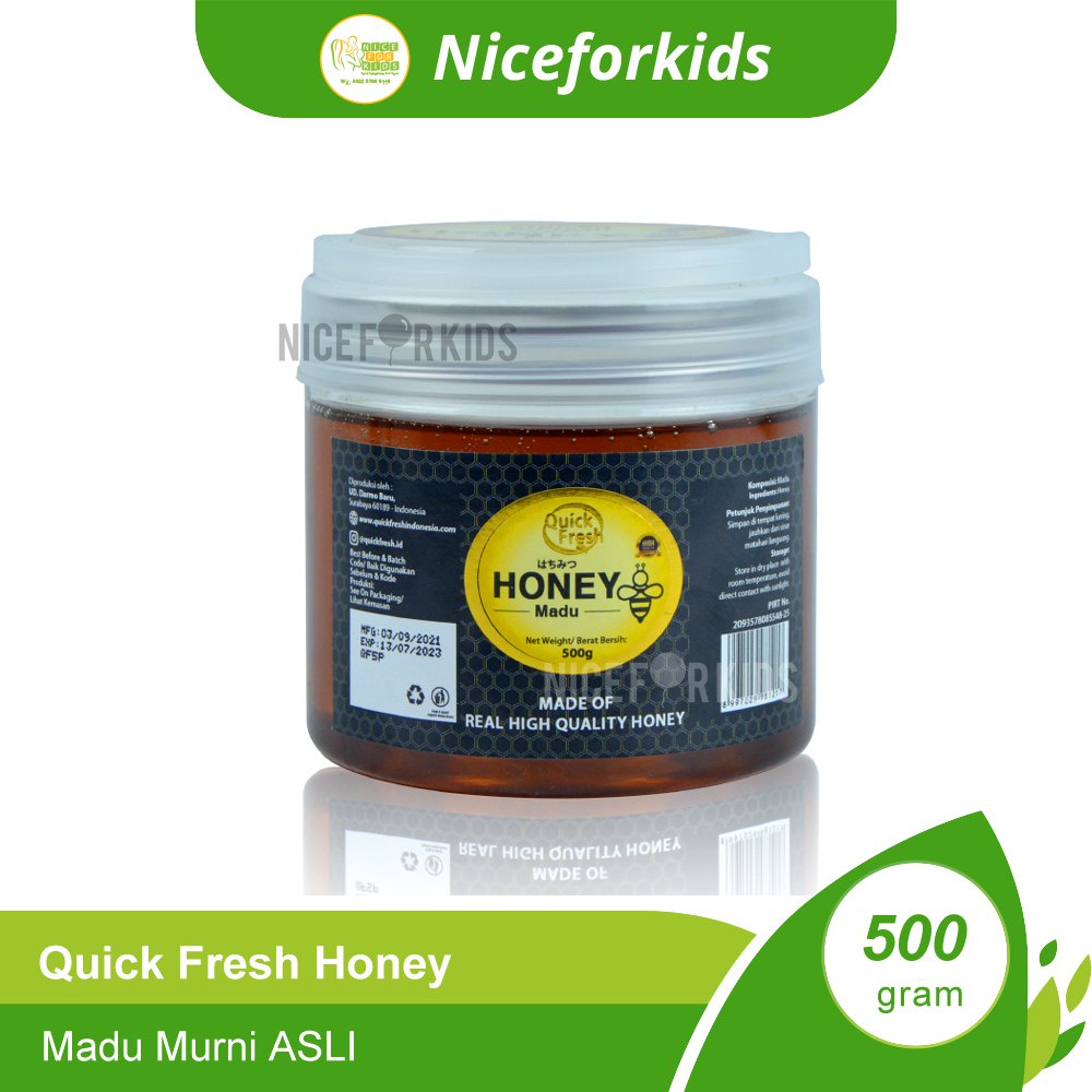 Quick Fresh Honey Plactik Bucket 500gr / 1000gr / Madu Murni ASLI