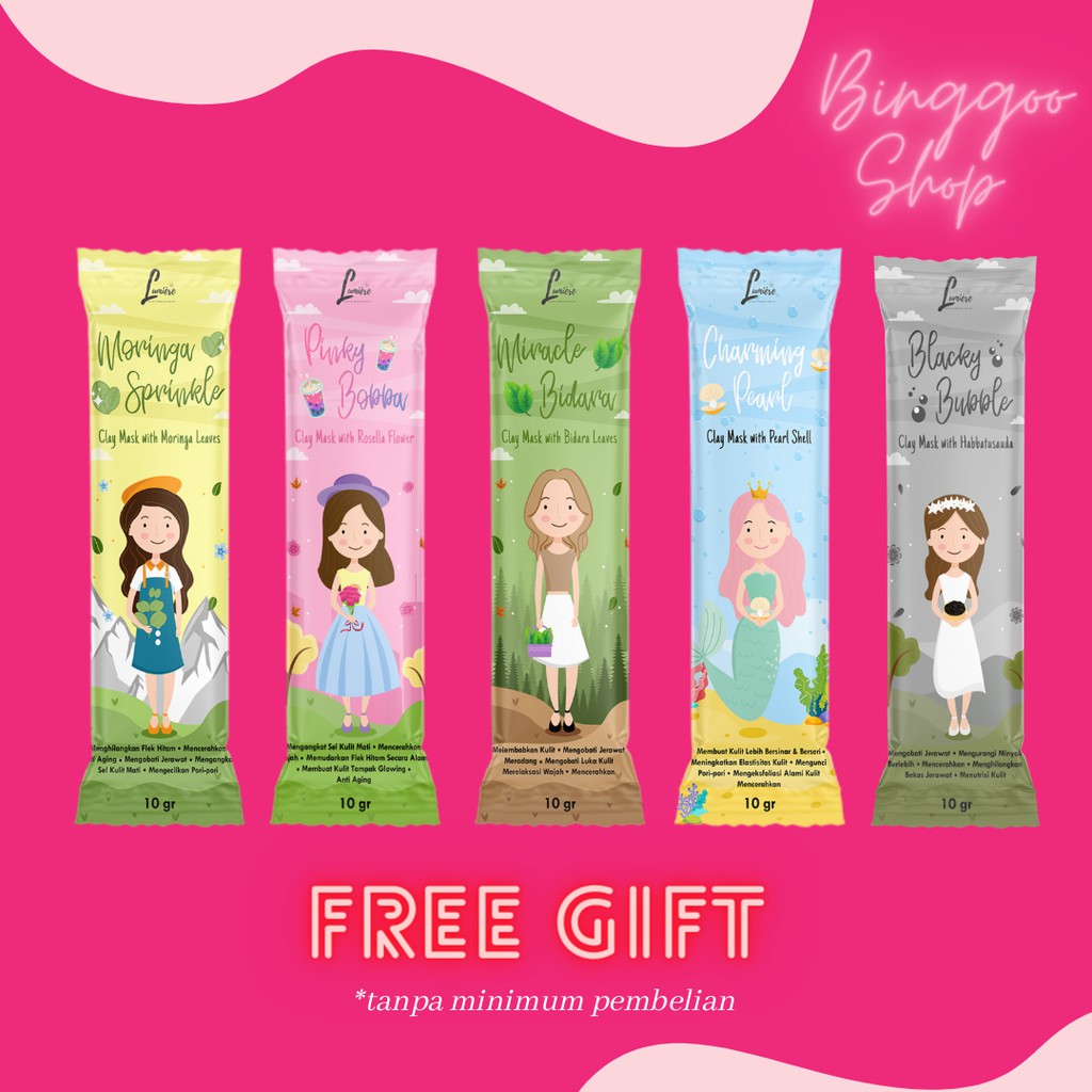 CLAY MASK LUMIERE | DISTRIBUTOR RESMI
