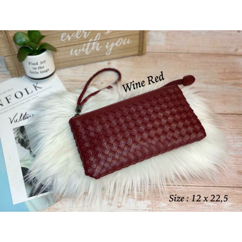 New Dompet Pouch A18 Bahan PU Import Semprem