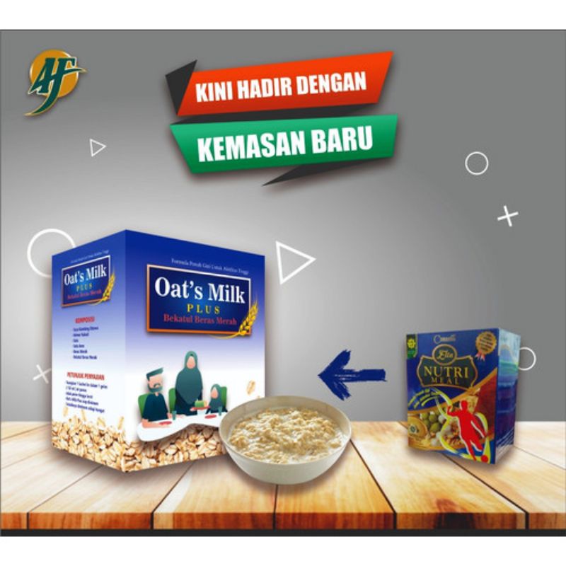 

READY STOK! OAT'S MILK PENGGANTI SEREAL PENUH GIZI