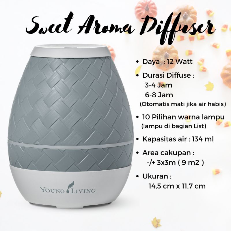 Diffuser sweet aroma young living diffuser only
