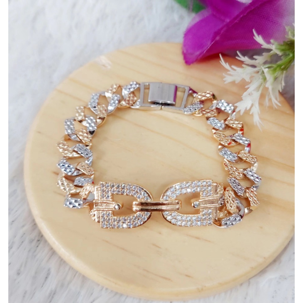 Gelang Xuping Permata Rantai Kombinasi Perhiasan Fashion F81,82