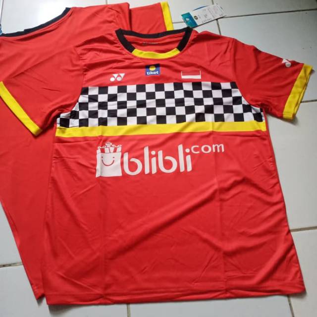 Kaos Badminton Yonex Minion WBC 2019 Import set Grade Ori New Colour