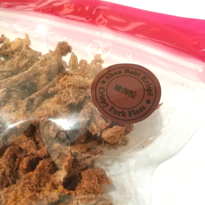 

ABON- ABON BABI CRISPY PORK FLOSS NON-HALAL SINGAPORE 300G IMPOR BEE CHENG H -MAKANAN-KERING.
