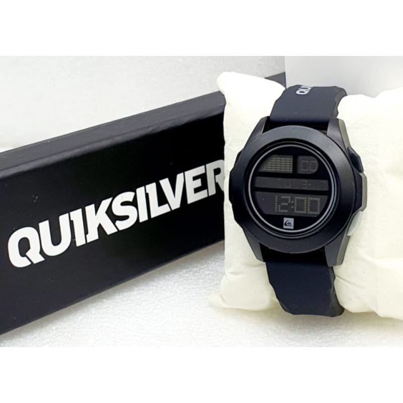 Jam Tangan Pria/Wanita QuikSiver Digital 2102 Water Resist Strab Rubber