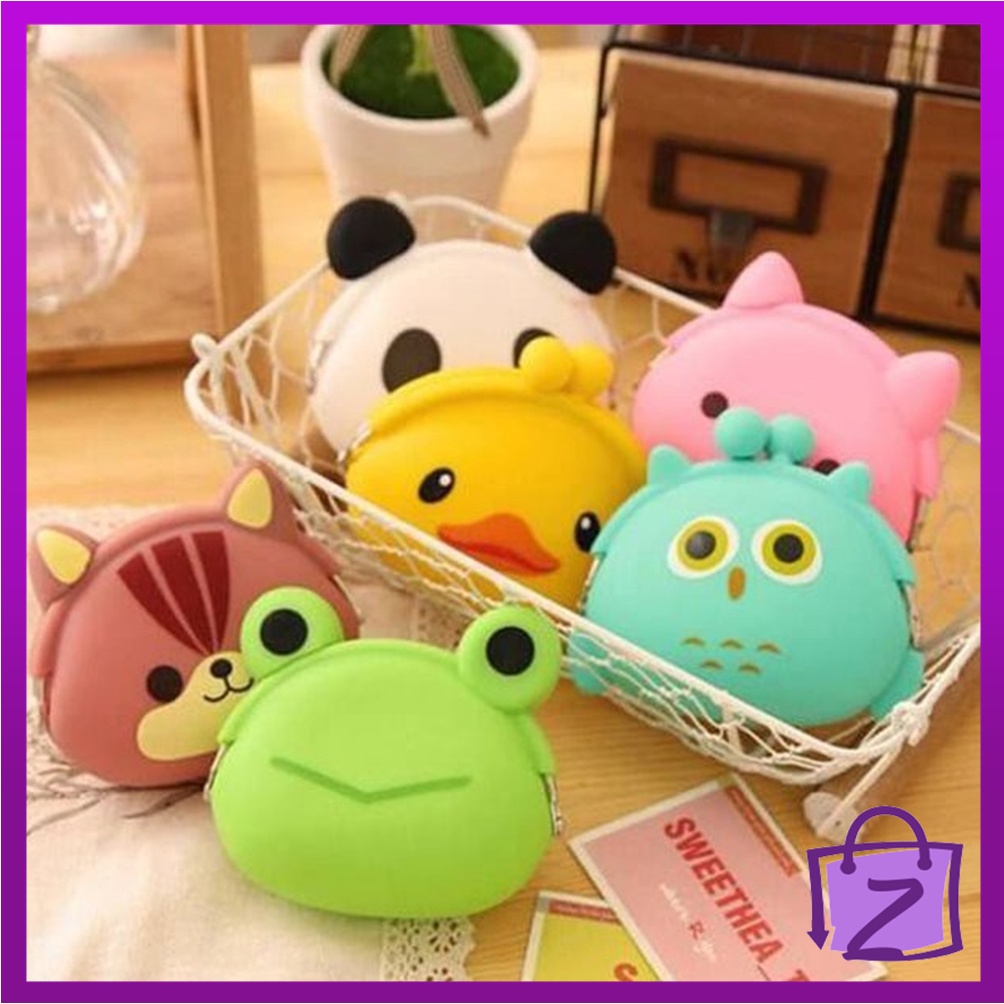 Dompet Koin Silicon Karakter | Dompet Koin Silikon Anak | Dompet Koin Mini | Dompet Koin Anak