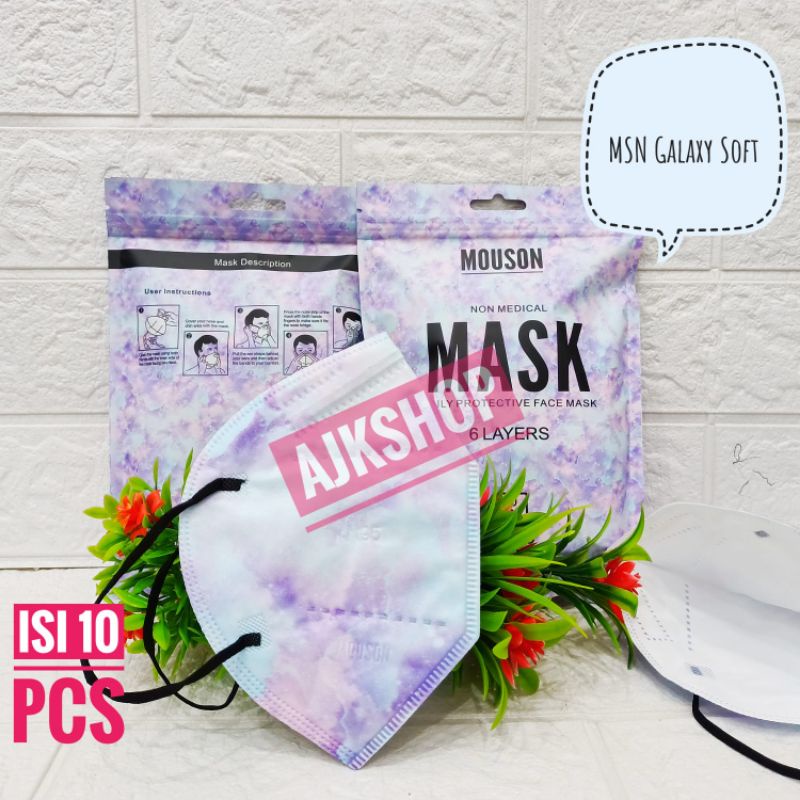 Masker Mouson KN95 isi 10 pcs / sachet