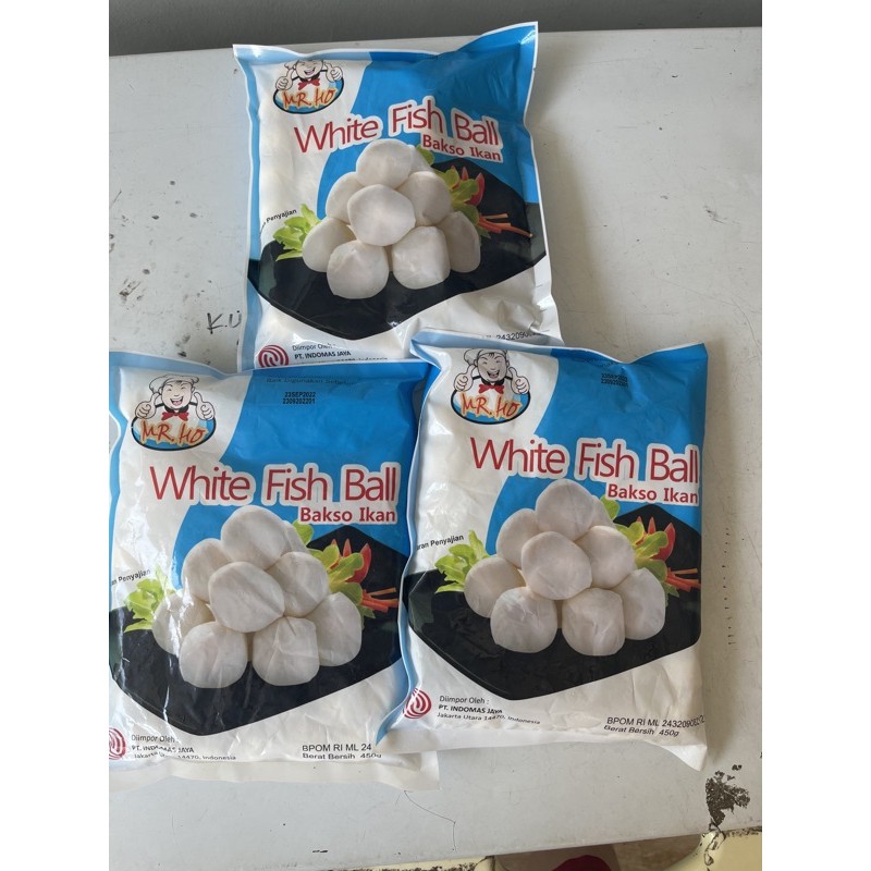 

mr ho white fish ball 450 gram