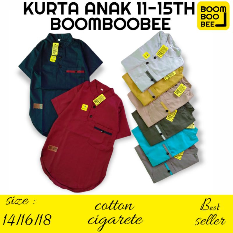 (GROSIR)KURTA ANAK BOOMBOOBEE REMAJA 11-12TH