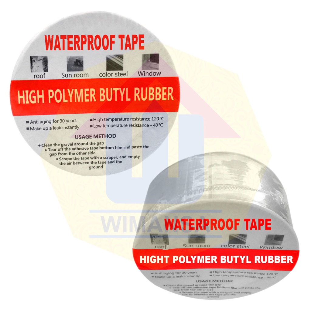 

WATERPROOF TAPE - HIGHT POLYMER BUTYL RUBBER
