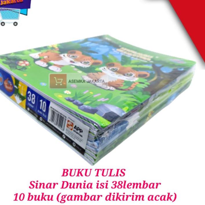 

ㄳV Buku Tulis Sidu 38 lembar Sinar dunia 10buku STOK BANYAK 2786 ☽