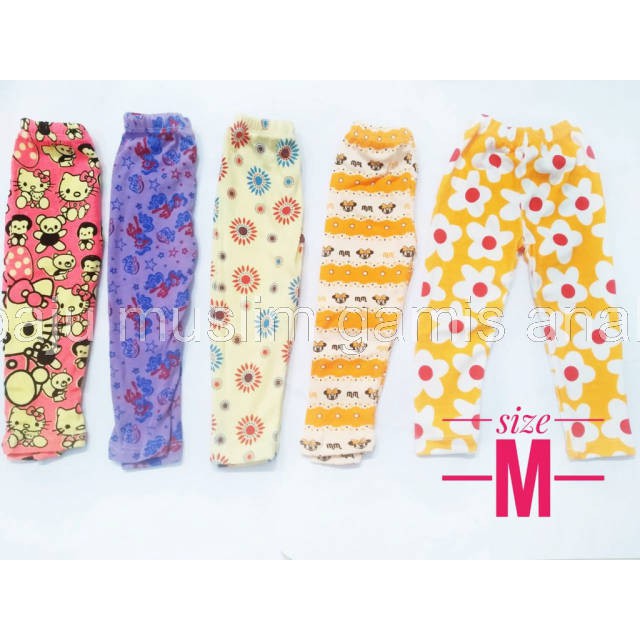 legging anak kaos (PILIH MOTIF) 1-4thn